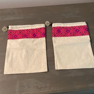 NWT TWO Tory Burch Dust Bags